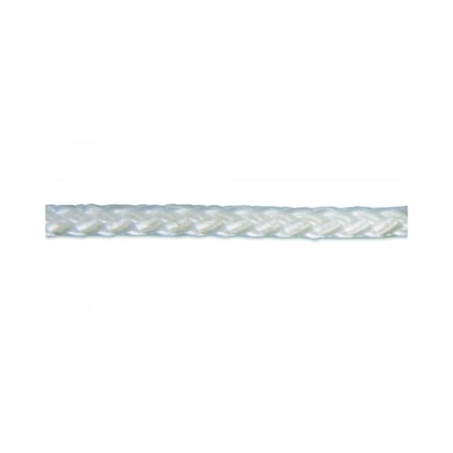 Corde pp tressee blanche 130kg d.3m