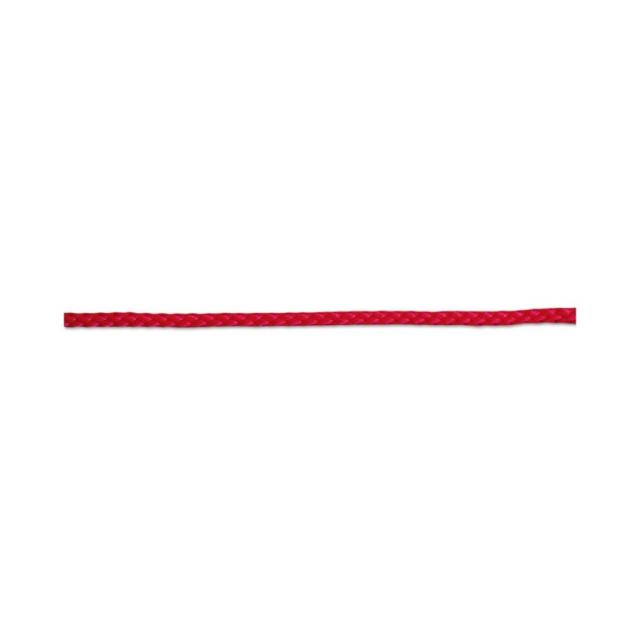 Corde pp tressee rouge 200kg d.4mm