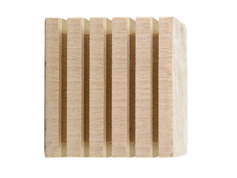 EMBOUT CUBE A VIS D28 BOIS NATUREL