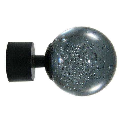 1 embout boule à bulles verre fumé Ø28 noir mat MOBOIS