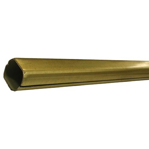 1 tube métal oval de penderie Ø20 2m00 bronze