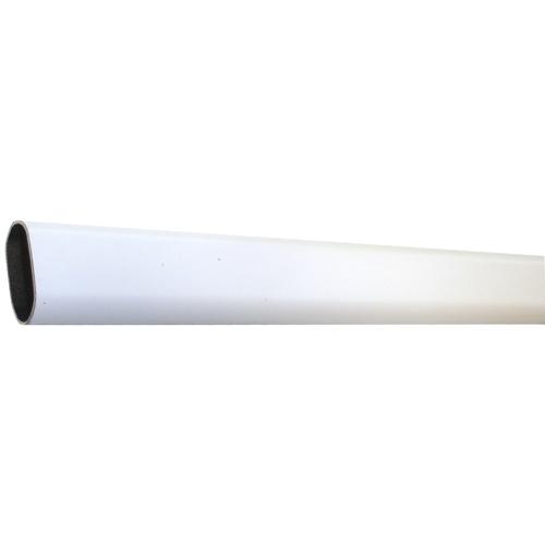 1 tube métal de penderie 30x15 1m00 époxy blanc MOBOIS