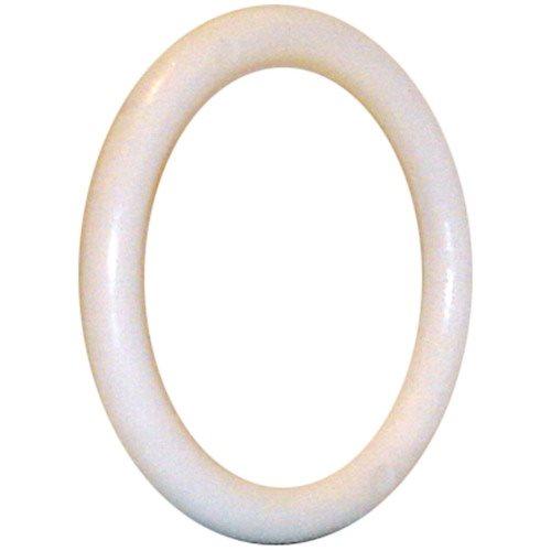 10 anneaux plastique Ø30 pour tube Ø14 blanc