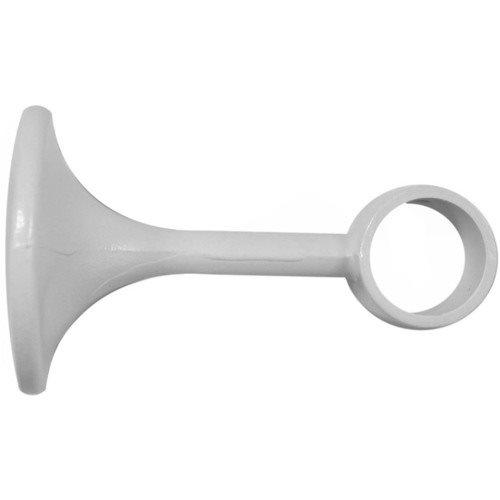 1 support métal à oeil Ø20 70mm blanc boeillant