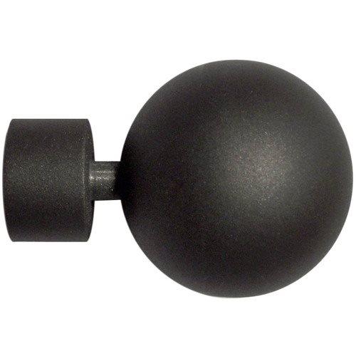 Embout métal Ø28 boule chic lisse  fonte