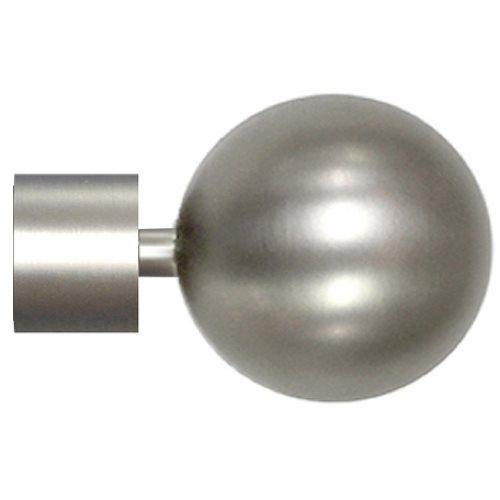 1 embout métal boule Ø28 chrome mat MOBOIS