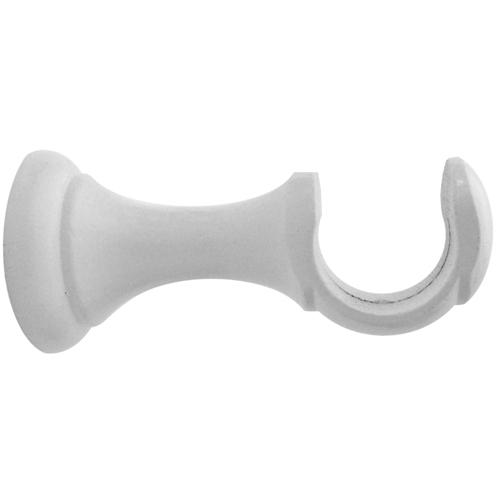 1 support bois ouvert Ø28 80mm laque blanc MOBOIS