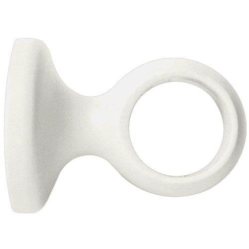 1 support bois monobloc court Ø28 50mm laqué blanc MOBOIS