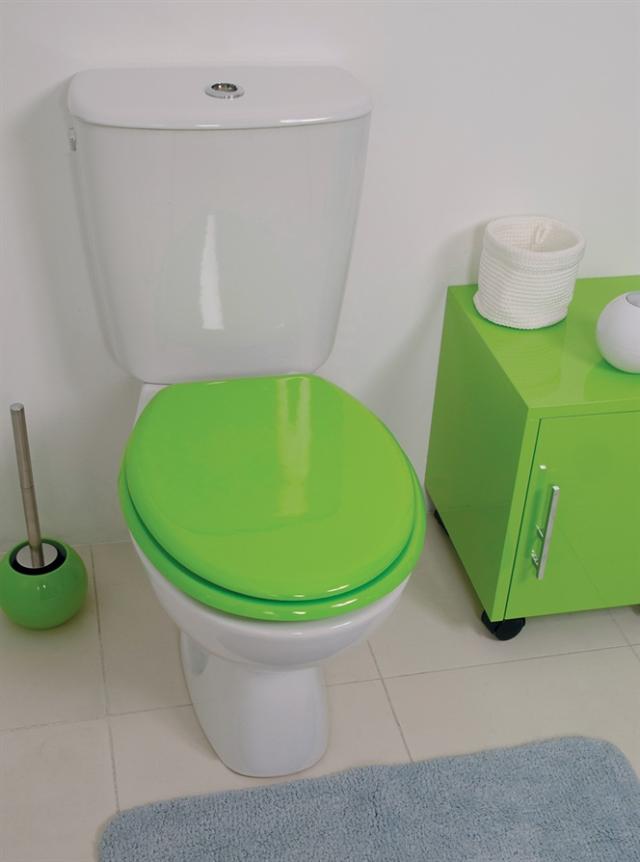 Abattant WC DIEGO uni coloris kiwi