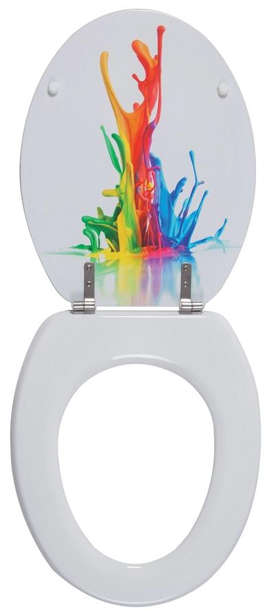 Abattant WC PAINT Multicolore