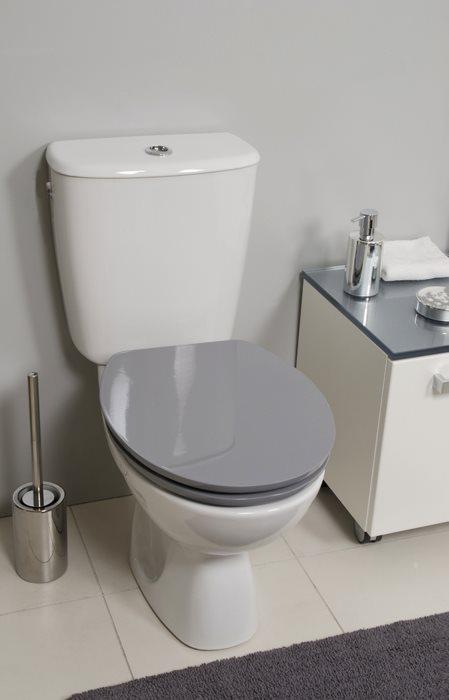 STYLE abattant WC uni coloris Gris