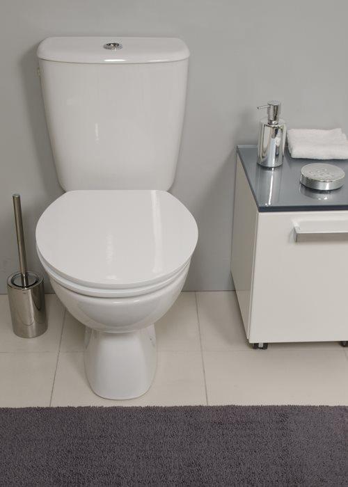 STYLE abattant WC uni coloris blanc