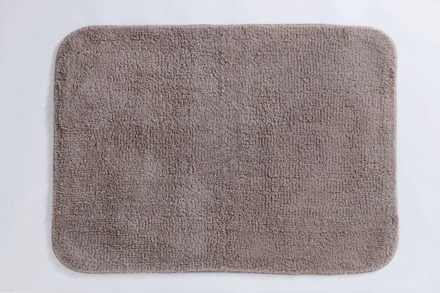 Tapis de bain campus 50x70 coton taupe