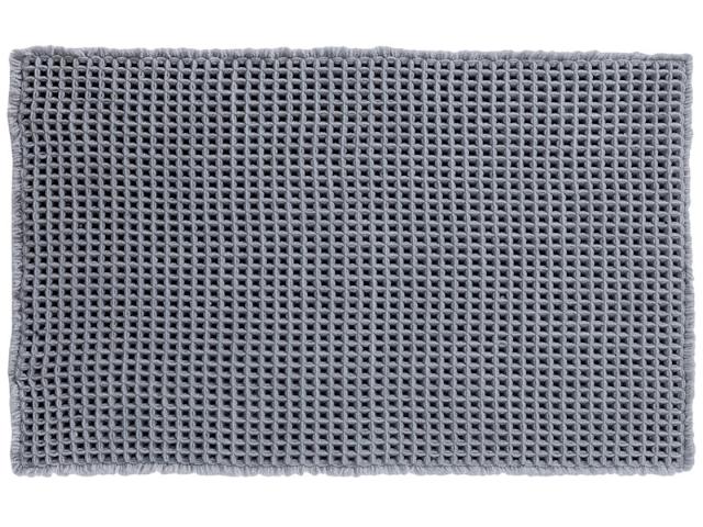 Tapis de bain 50x80cm gauffre grey