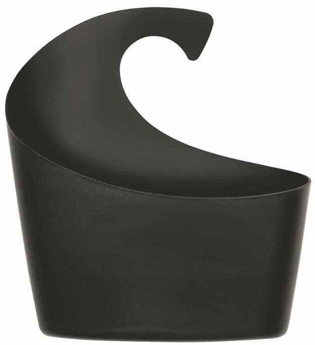 sydney wallbasket black small - SPIRELLA