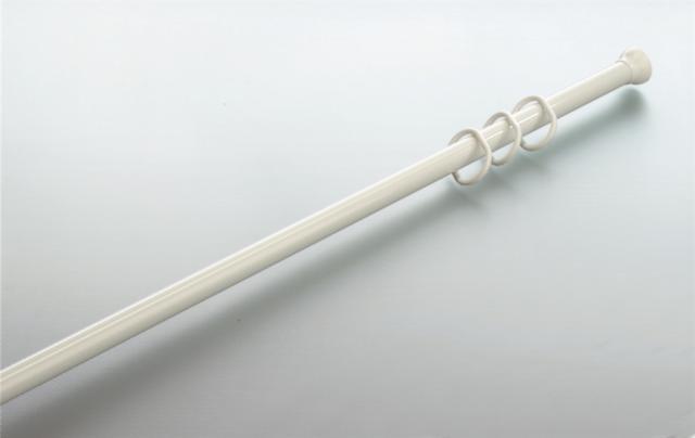 barre de douche droite kreta 125-220 blanc