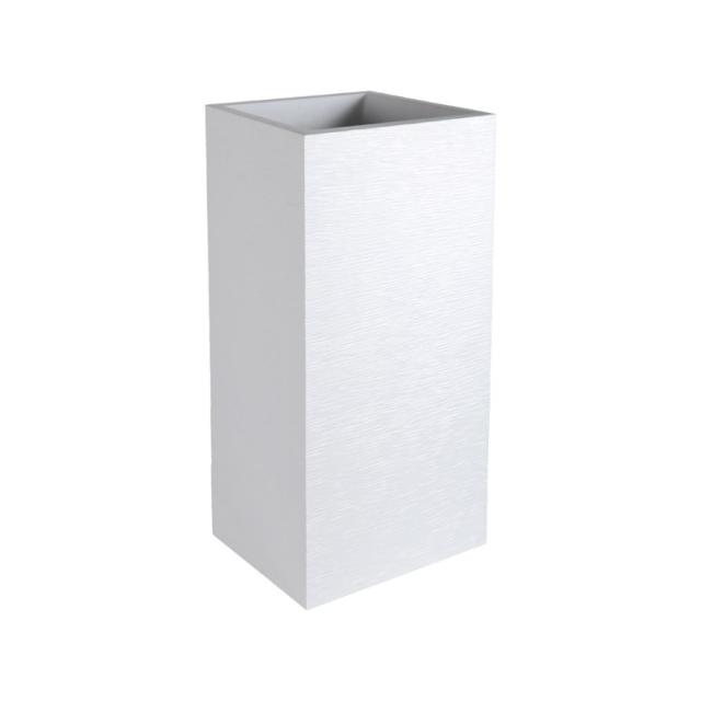 Pot Carré Graphite Gris Anthracite  EDA - Dim. 39,5x39,5x80 Cm 