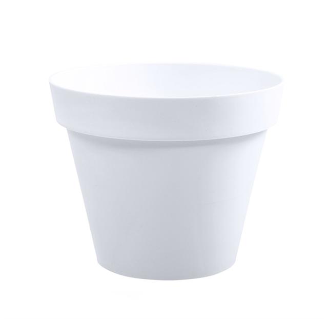 Pot rond TOSCANE diamètre 20cm EDA Blanc