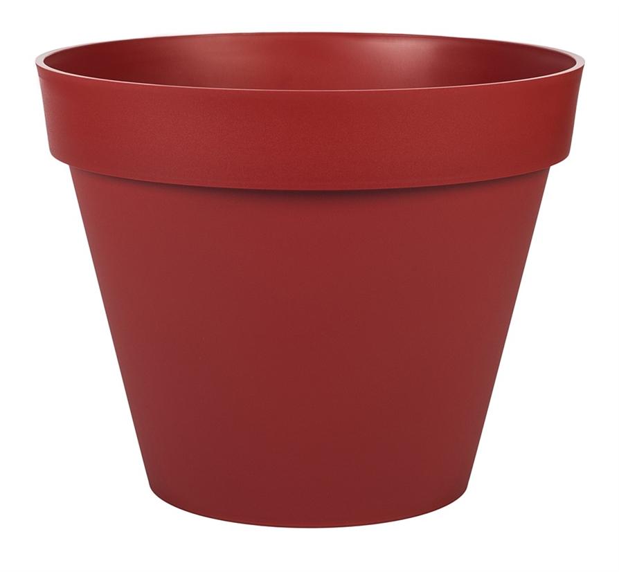 Pot rond TOSCANE Diamètre 40cm EDA Rouge Rubis