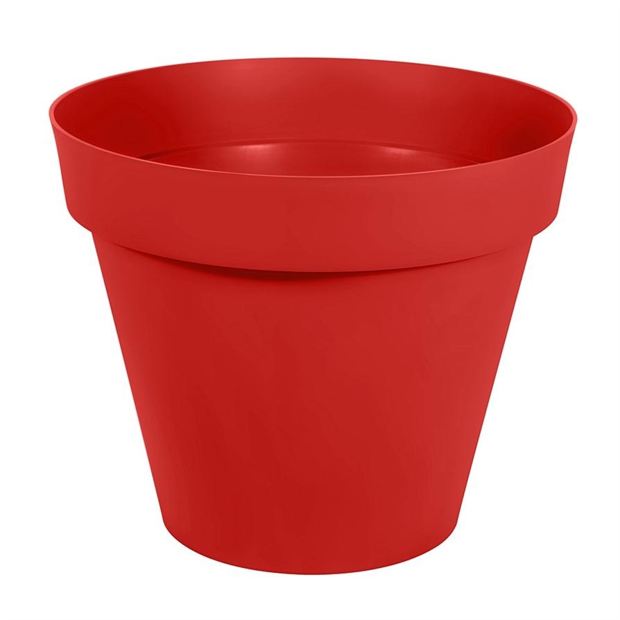 Pot rond TOSCANE 170L EDA Rouge Rubis