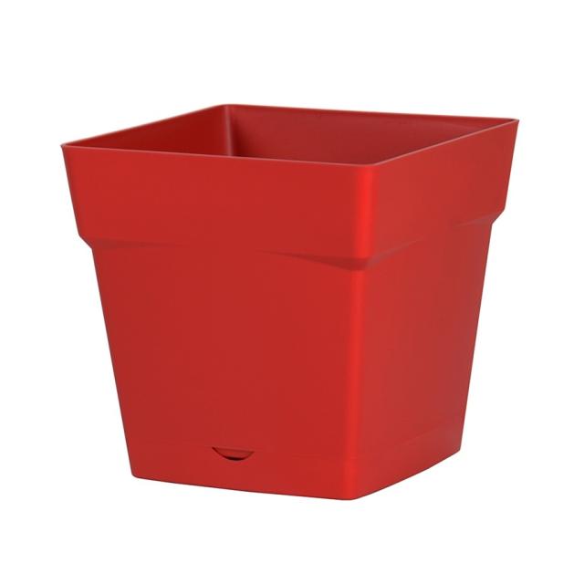 Pot carré TOSCANE 10.2L EDA Rouge Rubis