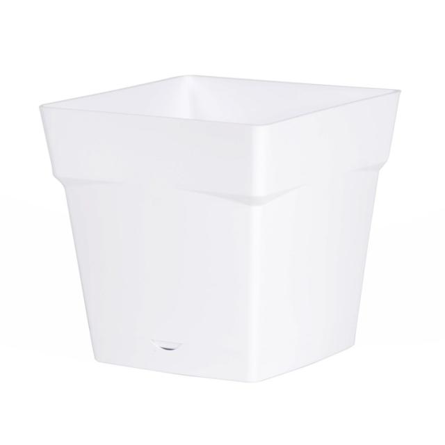 Pot carré TOSCANE 10,2L EDA Blanc