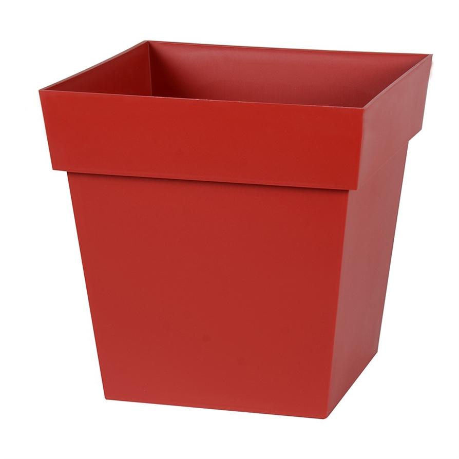 Pot Toscane EDA Dim. 32 X 32 X 32 Cm Certifié Origine France Garantie Coloris Rouge Rubis 22 EDA