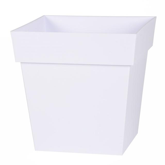 Pot Toscane EDA Dim. 32 X 32 X 32 Cm Longueur 32Cm Coloris Blanc 22 EDA