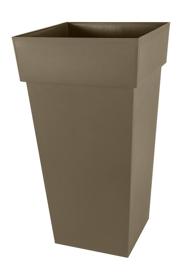 pot toscane carré xxl taupe