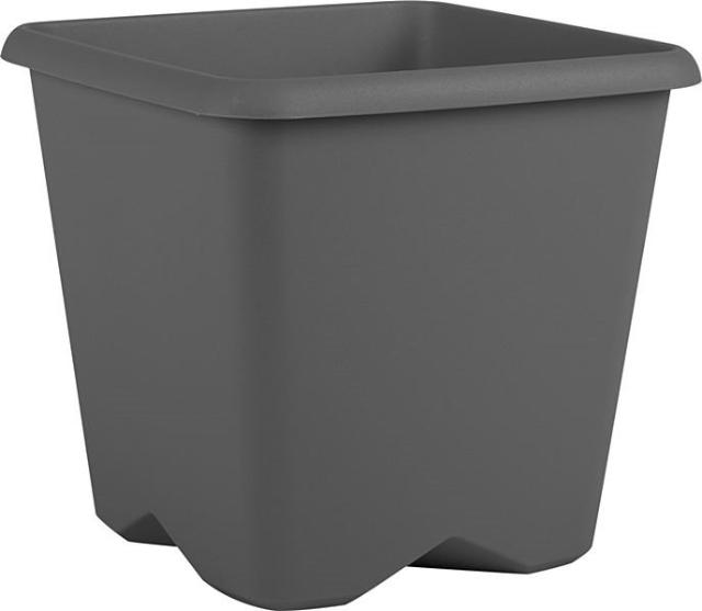 Pot Carré Chorus 23,7L Gris Anthracite