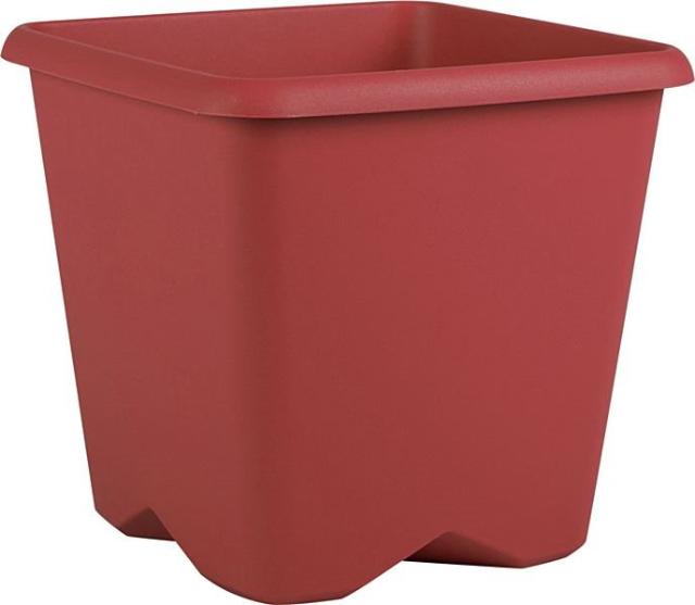 Pot Carré Chorus 23,7L Rouge Rubis