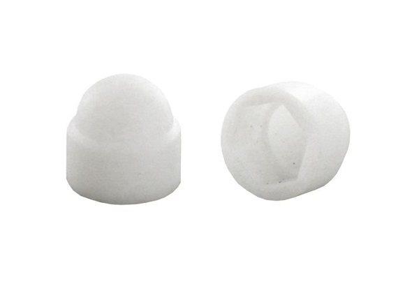 6 cache boulon tête hexagonale blanc plastique ∅6 - INVENTIV