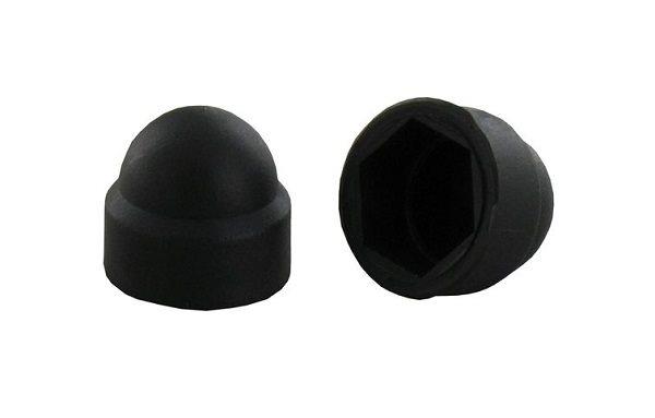 6 cache boulon tête hexagonale noir plastique ∅6 - INVENTIV