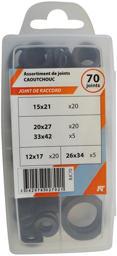 coffret joints caoutchouc pour raccord