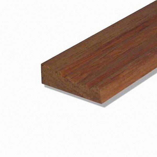 Chambranle  8 x 28 mm - bois exotique rouge 