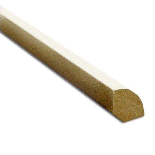 Quart rond mdf prépeint 2200x18x18