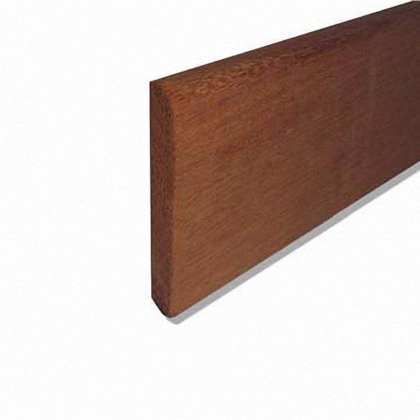 Plinthe  9 x 68 mm - bois exotique rouge