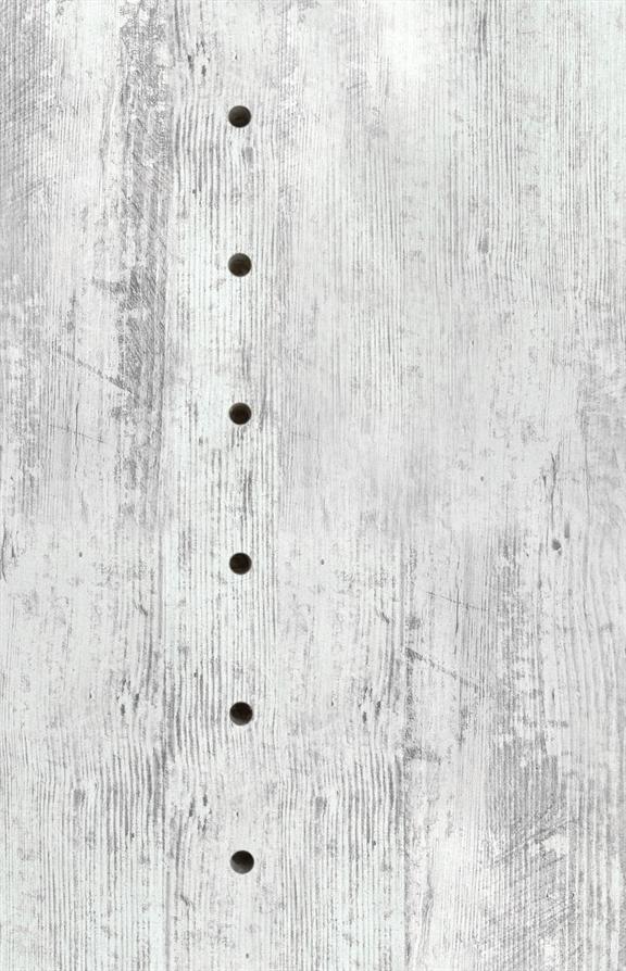 Tablette mélaminée pré-percée Chêne Blanchi 250x50 cm - SUP BOIS