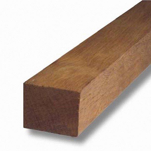 Tasseau raboté  13 x 56 mm - bois exotique rouge 