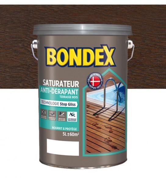 Saturateur bois antidérapant 5L teck exotique BONDEX