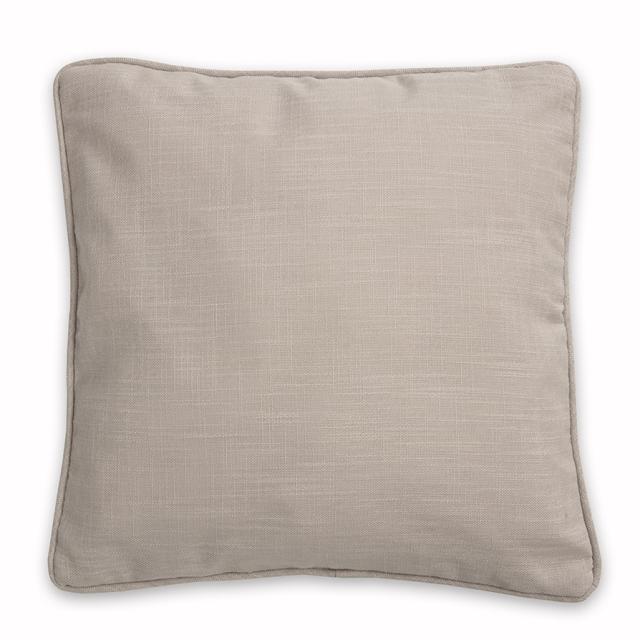 Coussin 40x40cm Déhoussable Nali beige argile