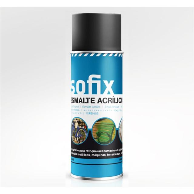 Spray peinture 400ml noir brillant