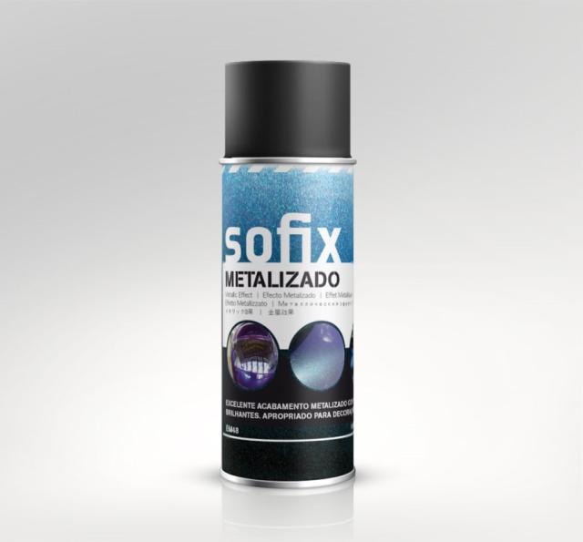 Spray peinture 400ml noir metallise