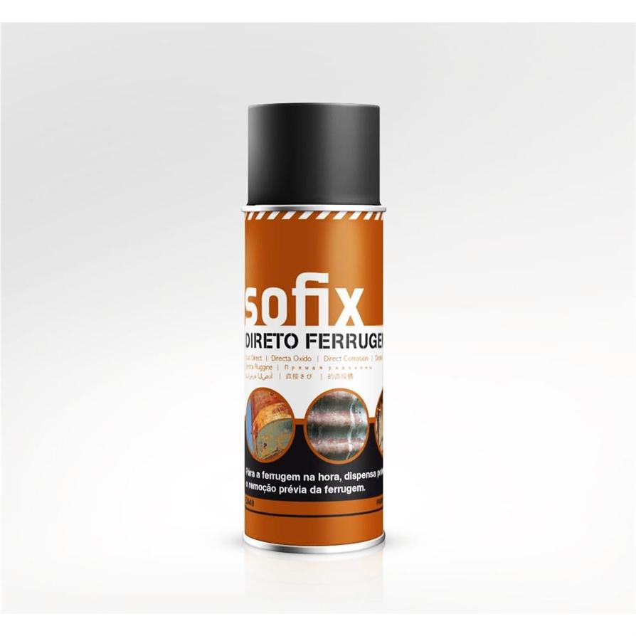 Spray direct rouille 400ml noir mat