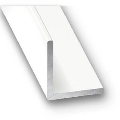 Corniere Aluminium 30x30x1,5mm 2,50m Laqué Blanc