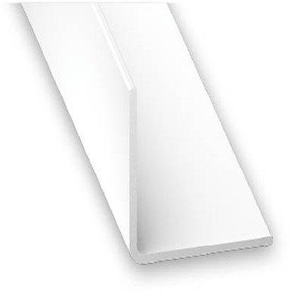 Cornière PVC 10x10mm 2,60m Blanc - CQFD