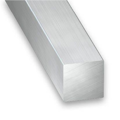 Carré Aluminium 6x6mm 1m Brut - CQFD