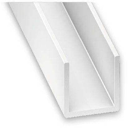 U PVC 10x12x10x1mm 2,60m Blanc - CQFD