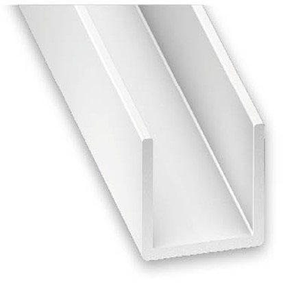 U PVC 10,5x11,5x10,5x1mm 2m Blanc - CQFD