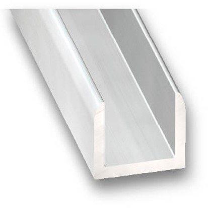 U Aluminium 10x10x10x1mm 1m Incolore - CQFD